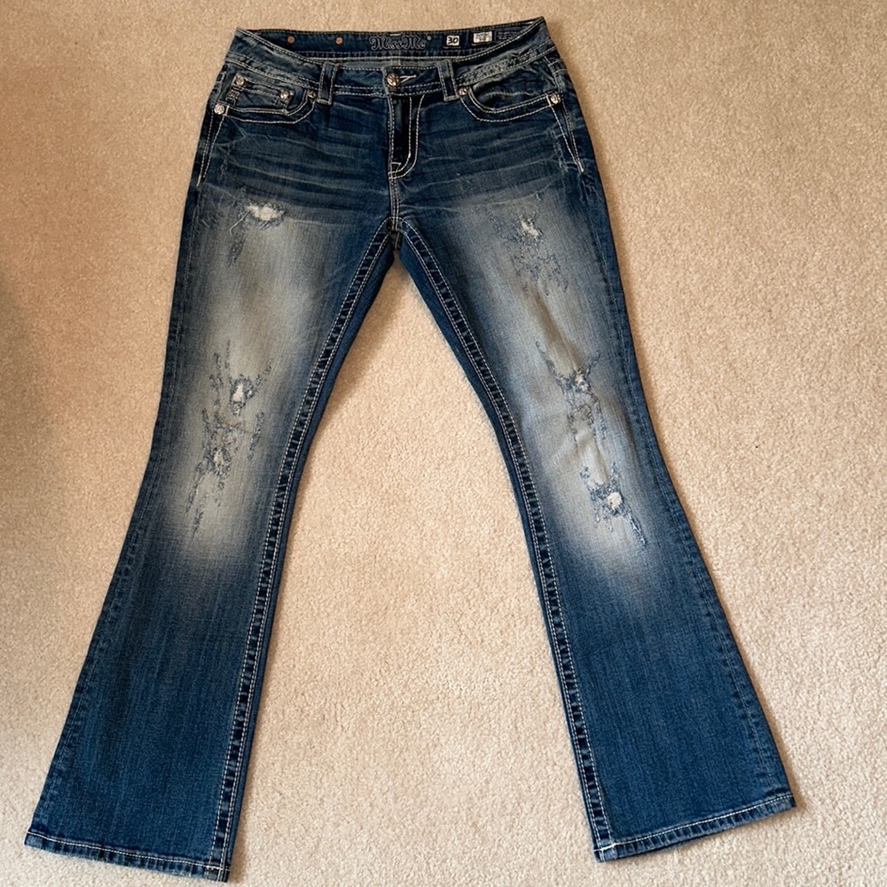 Miss Me Jeans, Signature Bootcut, Size 30